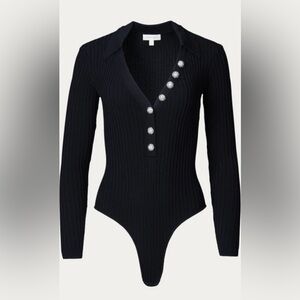 RONNY KOBO TASMINE BODYSUIT black XS.